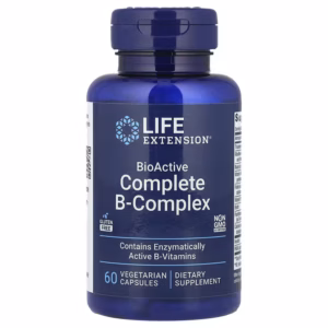 Life Extension, BioActive Complete B-Complex, 60 Vegetarian Capsules Life Extension, BioActive Complete B-Complex, 60 Vegetarian Capsules