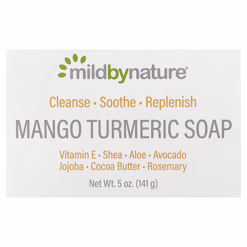 Mild By Nature, Bar Soap, Mango Turmeric, 5 oz (141 g) Mild By Nature, Bar Soap, Mango Turmeric, 5 oz (141 g)